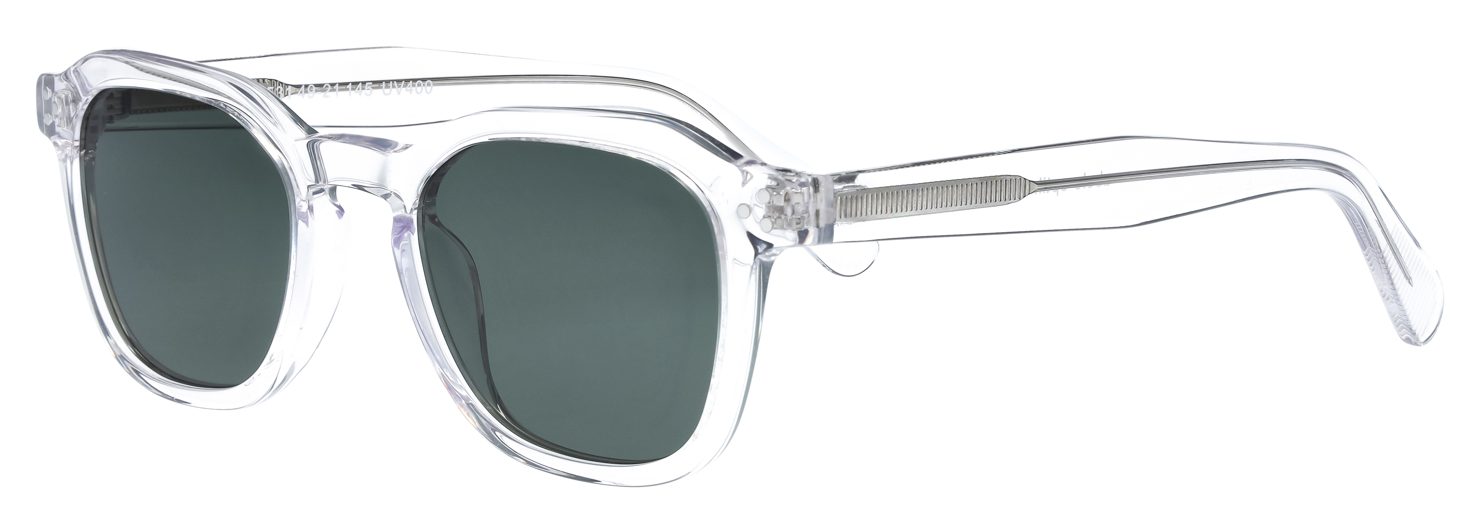 Das Bild zeigt die Sonnenbrille 141221 von der Marke Abele Optik in transparent.