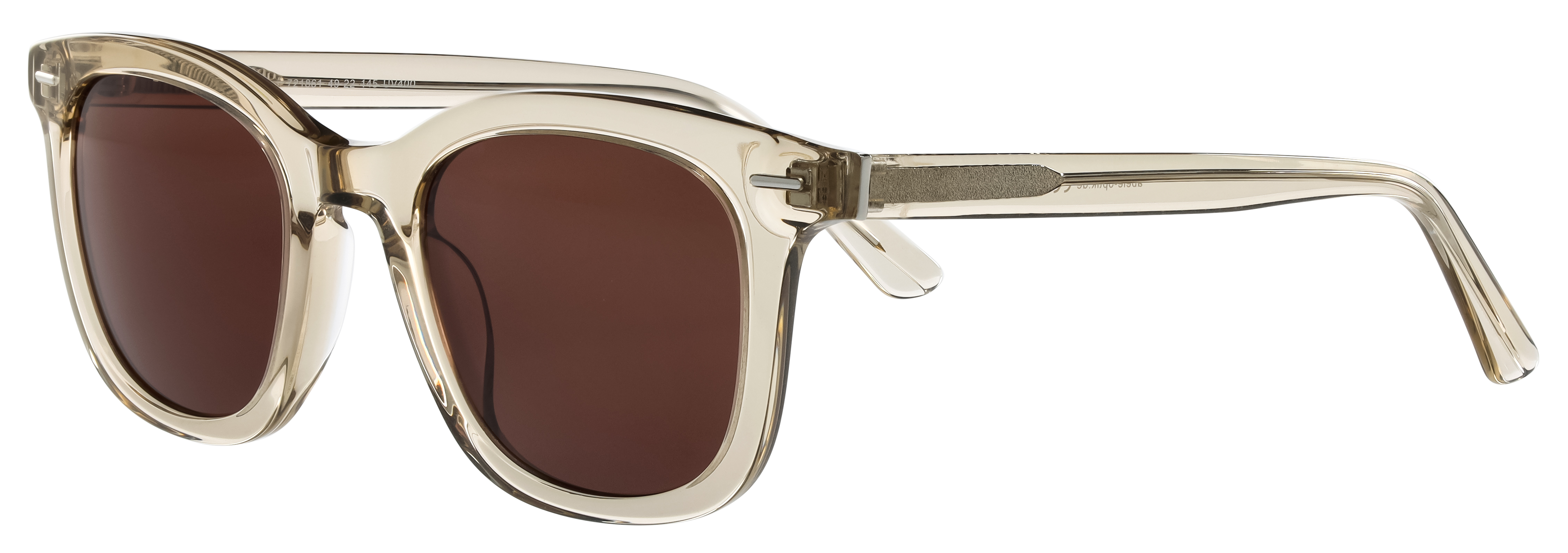 Das Bild zeigt die Sonnenbrille 721861 von der Marke Abele Optik in Gelb transparent