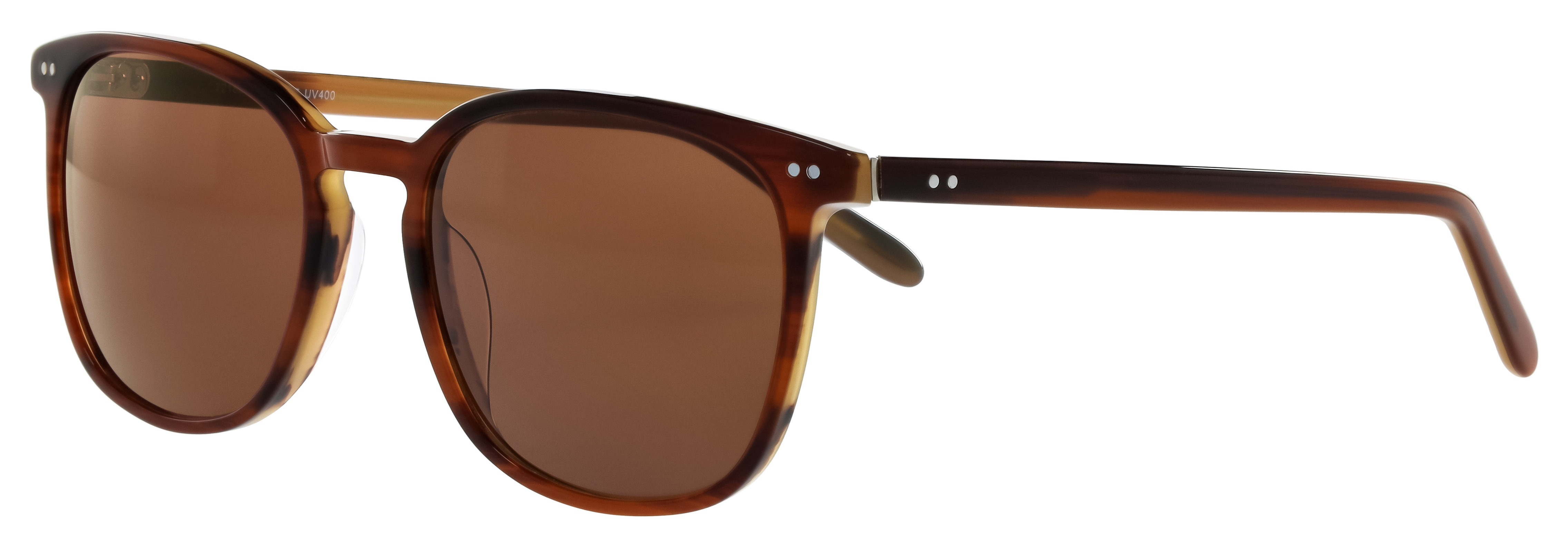 Das Bild zeigt die Sonnenbrille 721801 von der Marke Abele Optik in Braun.